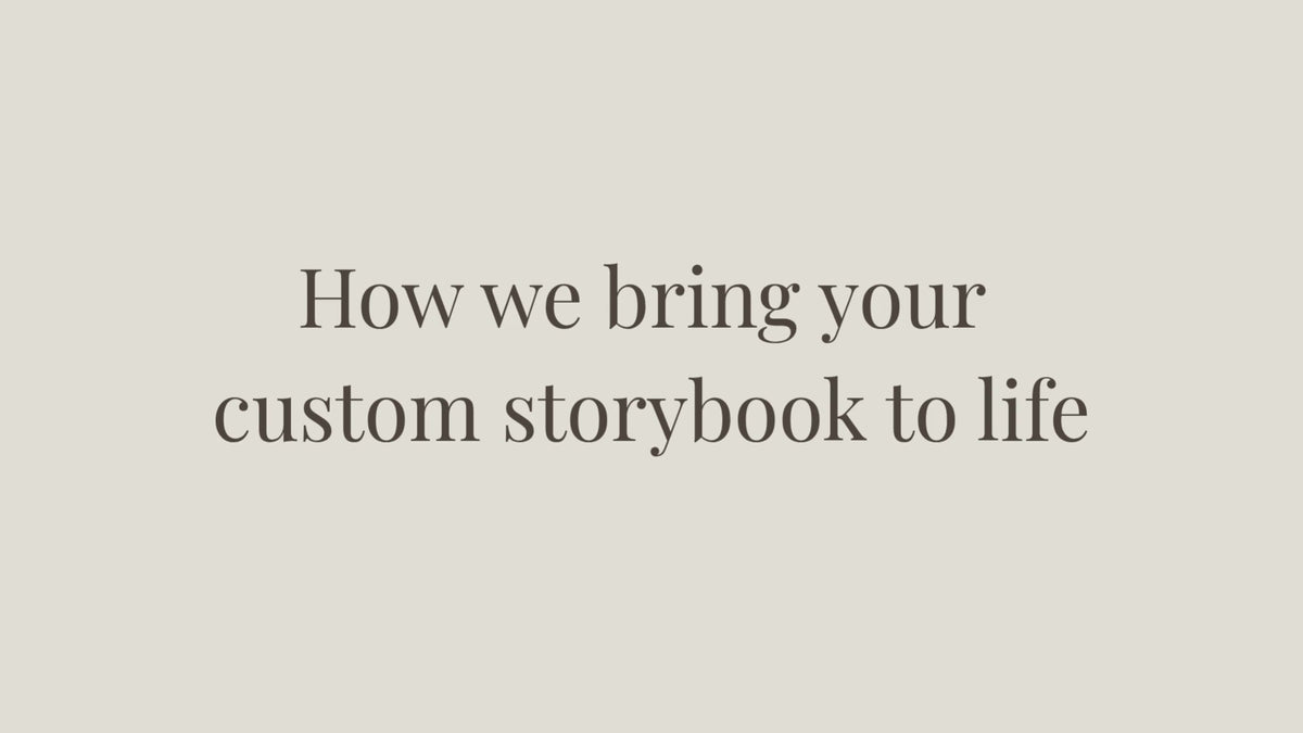 Video preview of a Heirloom & Bound custom storybook