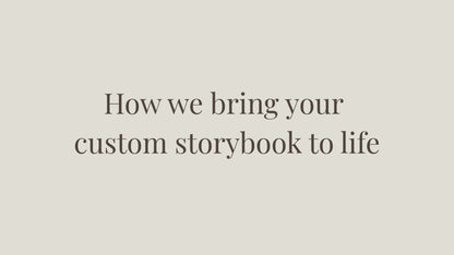 Video preview of a Heirloom & Bound custom storybook